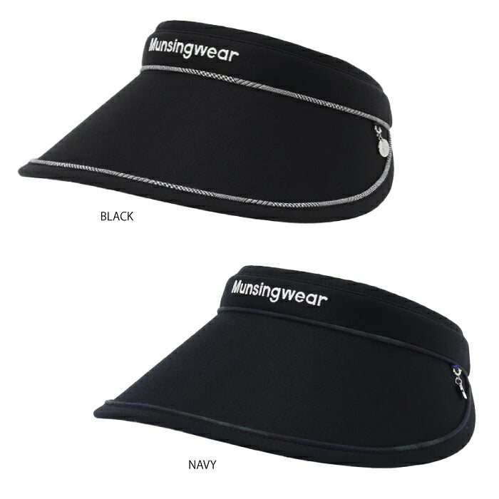 Munsingwear マンシングウェア ゴルフウェア レディース クリップバイザー 取り外し可能なコスメケアテープ付き mg6fcp50l