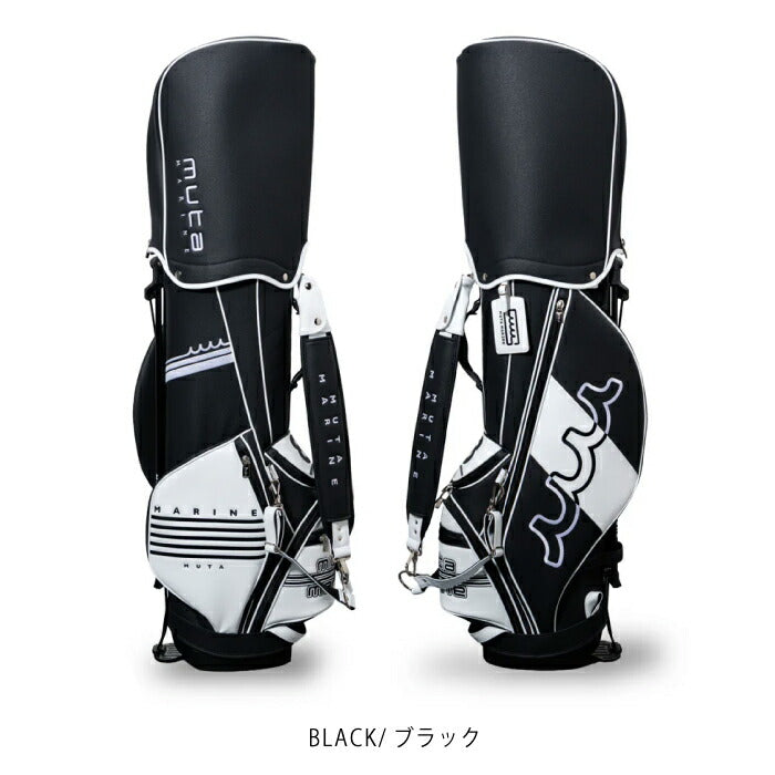 muta MARINE GOLF ムータマリンゴルフ メンズ レディース CONTINUA パンチングエシカルレザー スタンドキャディバッグ MGAD-749106