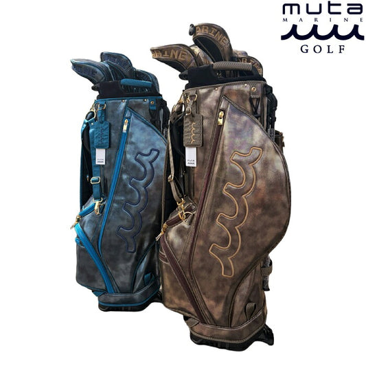 muta MARINE GOLF ムータマリンゴルフ メンズ レディース メタリックキャディバッグ&ヘッドカバーセット mgad-749129