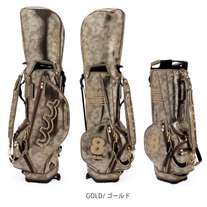 muta MARINE GOLF ムータマリンゴルフ メンズ レディース メタリックキャディバッグ&ヘッドカバーセット mgad-749129
