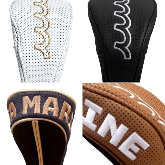 muta MARINE GOLF ムータマリンゴルフ メンズ レディース CONTINUA パンチングエシカルレザー ドライバー用 ヘッドカバー MGAD-750135