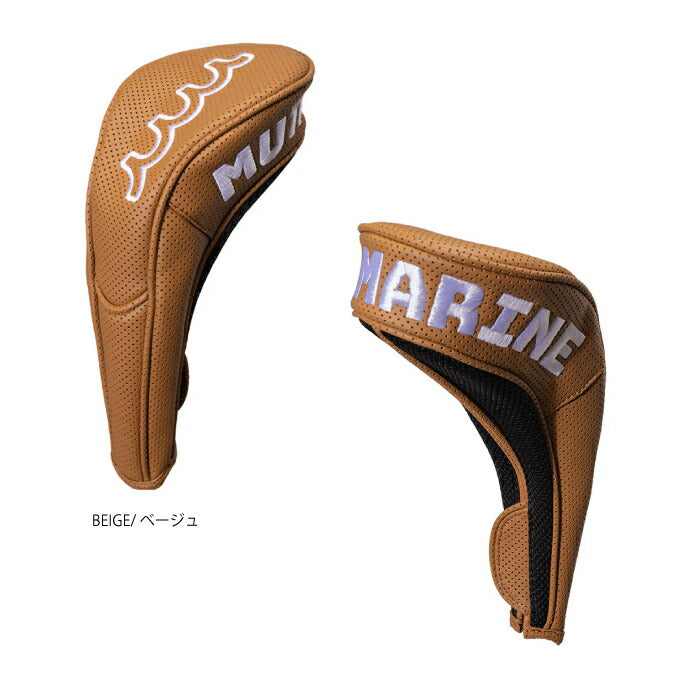muta MARINE GOLF ムータマリンゴルフ メンズ レディース CONTINUA パンチングエシカルレザー ドライバー用 ヘッドカバー MGAD-750135