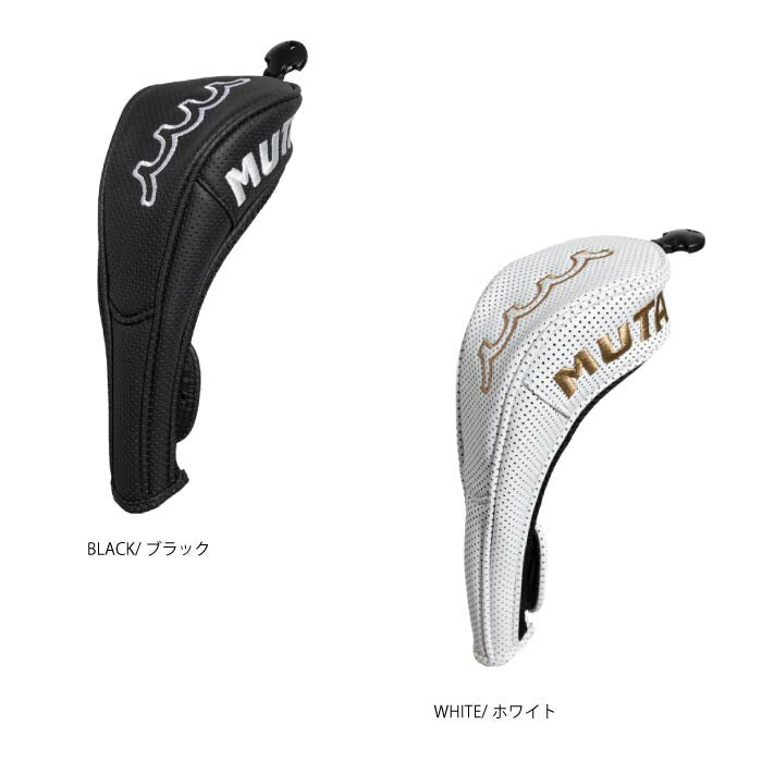 muta MARINE GOLF ムータマリンゴルフ メンズ レディース CONTINUA パンチングエシカルレザー フェアウェイウッド用 ヘッドカバー MGAD-750136