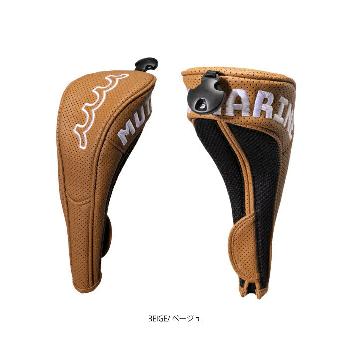 muta MARINE GOLF ムータマリンゴルフ メンズ レディース CONTINUA パンチングエシカルレザー フェアウェイウッド用 ヘッドカバー MGAD-750136