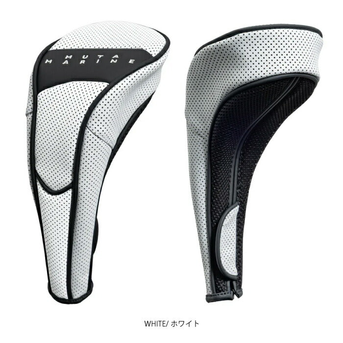 muta MARINE GOLF ムータマリンゴルフ メンズ レディース CONTINUA パンチングエシカルレザー ドライバー用 ヘッドカバー MGAD-750157