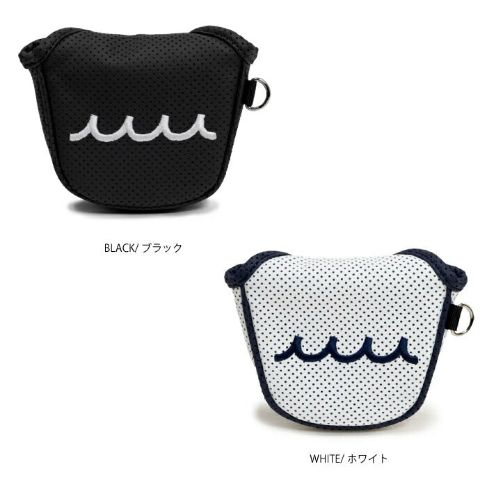muta MARINE GOLF ムータマリンゴルフ ゴルフウェア メンズ レディース CONTINUA パンチングエシカルレザー マレット型 パターカバー クッション性 耐久性 MGAD-750168