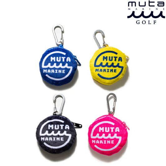 muta MARINE GOLF ムータマリンゴルフ ゴルフウェア メンズ レディース サークルロゴ ゴルフポーチ mgav-619002