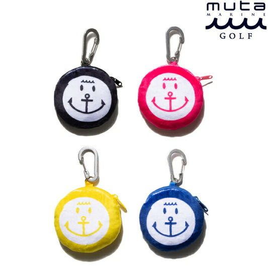 muta MARINE GOLF ムータマリンゴルフ ゴルフウェア メンズ レディース スマイルロゴ ゴルフポーチ mgav-619003