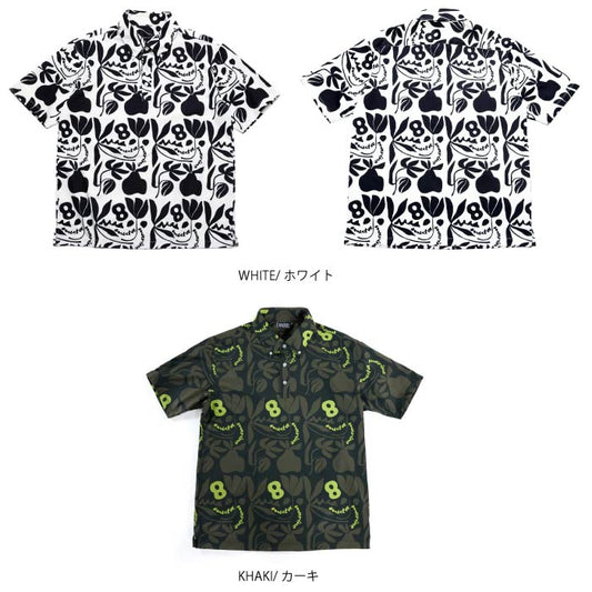 muta MARINE GOLF ムータマリンゴルフ ゴルフウェア メンズ レディース フローラル ポロシャツ 吸水速乾 テクノクリーン MGBG-446408