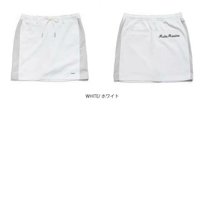 muta MARINE GOLF ムータマリンゴルフ ゴルフウェア レディース ダンボールニット スカート 4WAYストレッチ 吸水速乾 UVカット 抗ピリング mgjc-445057