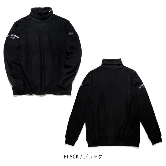 muta MARINE GOLF ムータマリンゴルフ ゴルフウェア メンズ ライトニット タートルネックプルオーバー 発熱素材 伸縮 MGJC-446468