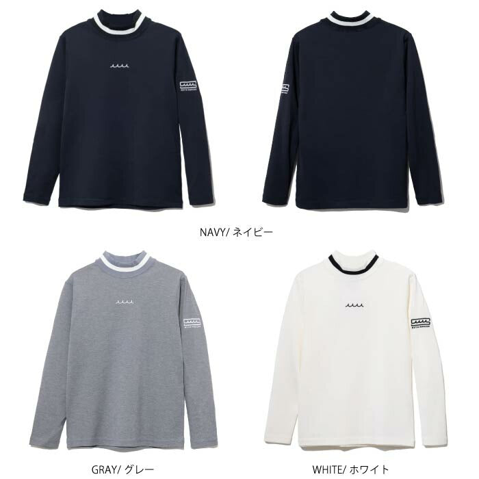 muta MARINE GOLF ムータマリンゴルフ ゴルフウェア レディース ポンチ モックネックシャツ ストレッチ MGMK-446438