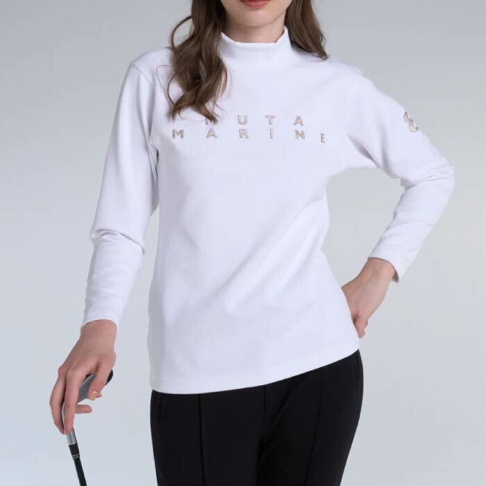 muta MARINE GOLF ムータマリンゴルフ ゴルフウェア メンズ レディース ストレッチ モックネックシャツ MGMK-446449