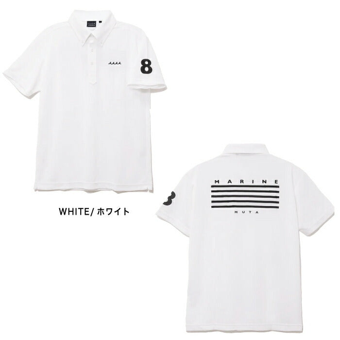 muta MARINE GOLF ムータマリンゴルフ ゴルフウェア メンズ レディース UNISEX 5LINE ポロシャツ 速乾 MGMP-446784
