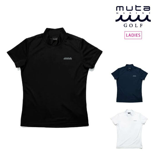 muta MARINE GOLF ムータマリンゴルフ ゴルフウェア レディース モックネックシャツ (WOMAN) ストレッチ MGSG-240707