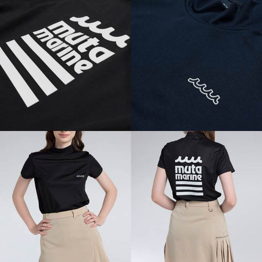 muta MARINE GOLF ムータマリンゴルフ ゴルフウェア レディース モックネックシャツ (WOMAN) ストレッチ MGSG-240707