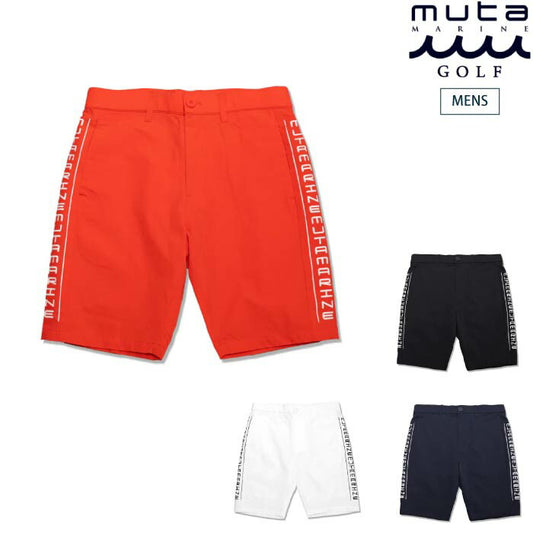 muta MARINE GOLF ムータマリンゴルフ ゴルフウェア メンズ サイドロゴ ショートパンツ mgsg-240710