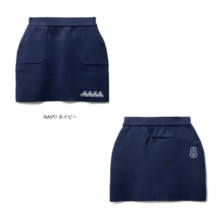 muta MARINE GOLF ムータマリンゴルフ ゴルフウェア レディース ジャガード スカート ストレッチ MGSG-241211