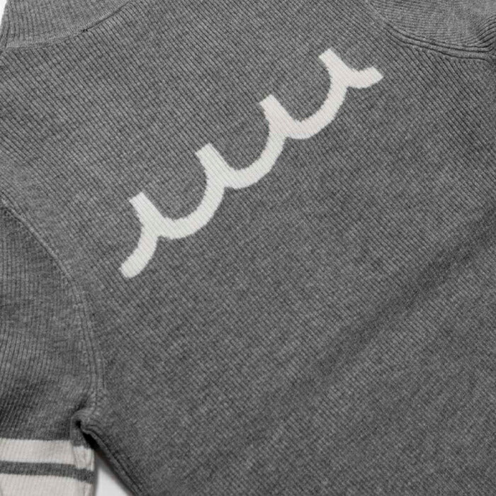 muta MARINE GOLF ムータマリンゴルフ ゴルフウェア レディース モックネック ラインリブニット スポーティー ストレッチ性 MGSG-241230