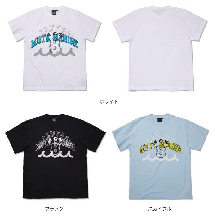 muta MARINE GOLF ムータマリンゴルフ メンズ レディース 半袖シャツ ACANTHUS × muta MARINE muta Multi Logo Tee MMAC-MA2511