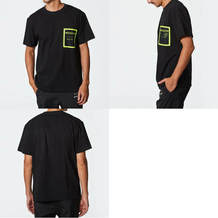 muta MARINE GOLF ムータマリンゴルフ ゴルフウェア メンズ 半袖シャツ ACANTHUS × muta MARINE Mesh Trimming Pocket Tee コットン100% mmac-ma2517