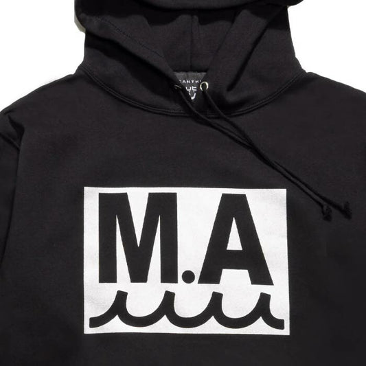 muta MARINE GOLF ムータマリンゴルフ メンズ レディース パーカー ACANTHUS × muta MARINE MA Logo Hooded Sweatshirts コラボ 裏起毛 軽量 スウェットパーカー MMAC-MA2537