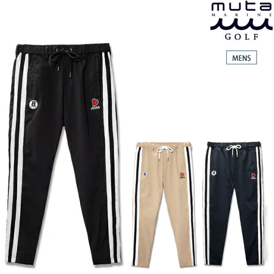 muta MARINE GOLF ムータマリンゴルフ ゴルフウェア メンズ ACANTHUS × muta MARINE Sweet Sideline Pants ロングパンツ イージーケア素材 日本製 セットアップ対応 mmac-ma2626