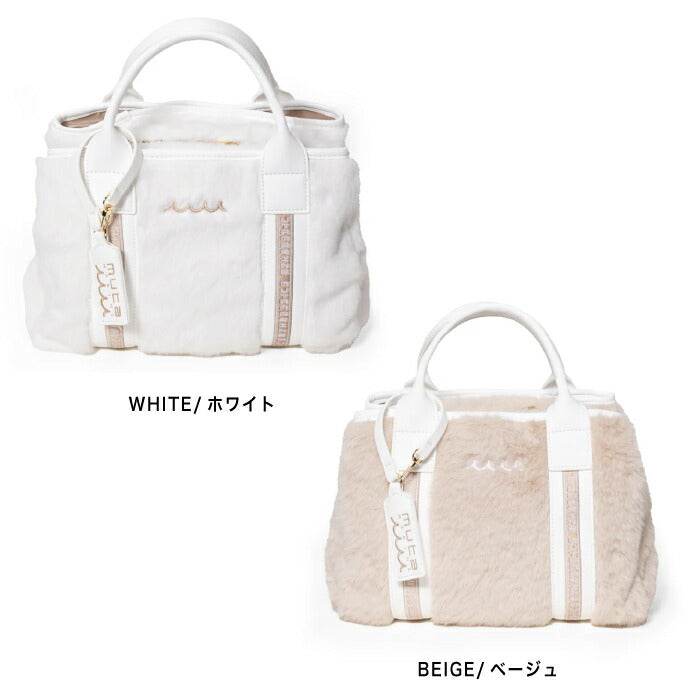 muta MARINE GOLF ムータマリンゴルフ ゴルフウェア メンズ レディース エコファー トートバッグ 人口毛皮 耐久性 MMAV-221072