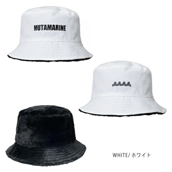 muta MARINE GOLF ムータマリンゴルフ ゴルフウェア メンズ レディースエコファーライニング バケットハット 防寒対策 MMAV-624047