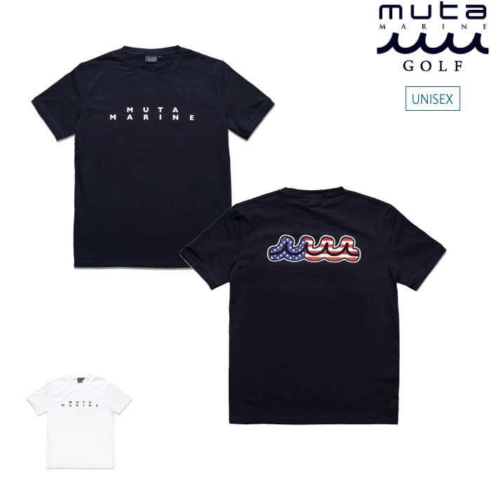 muta MARINE GOLF ムータマリンゴルフ メンズ レディース US WAVE Tシャツ [全2色] セットアップ MMAX-434346