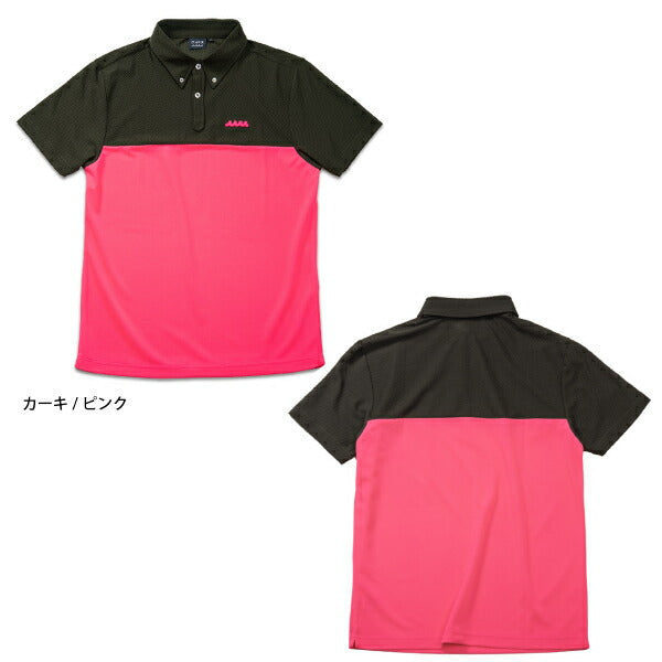 muta MARINE GOLF ムータマリンゴルフ メンズ レディース ユニセックス ストレッチメッシュ切替ポロシャツ ナイロン素材 MMBC-200844