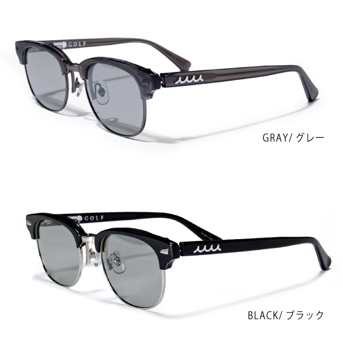 muta MARINE GOLF ムータマリンゴルフ メンズ レディース ユニセックス ELEBROU × muta MARINE GOLF SIRMONT FLIP UP SUNGLASSES (調光偏光レンズ) 跳ね上げ式 サングラス 調光 偏光 UVカット ブルーライトカット エレブロ コラボ mmeb-528014