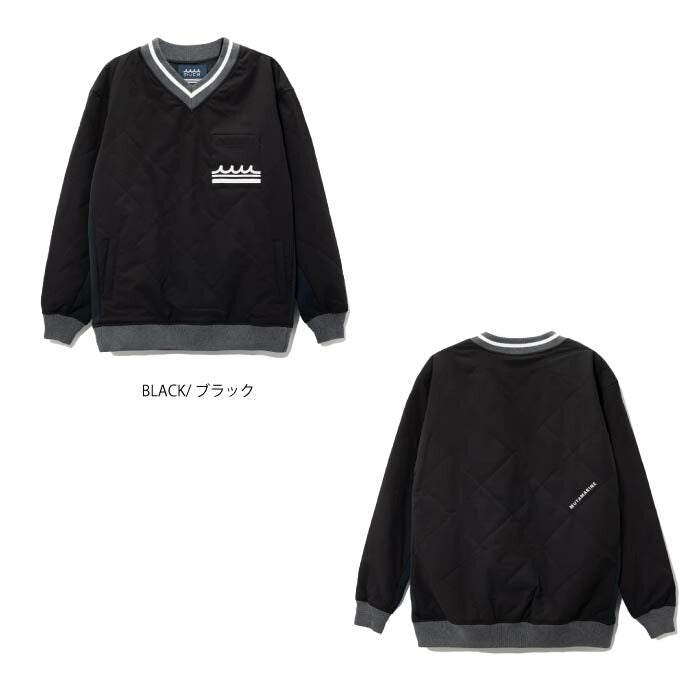 muta MARINE GOLF ムータマリンゴルフ ゴルフウェア メンズ キルティング スニードジャック ドライタッチ ストレッチ ダンボールニット 中綿 保温 ライトアウター セットアップ対応 MMJC-443677