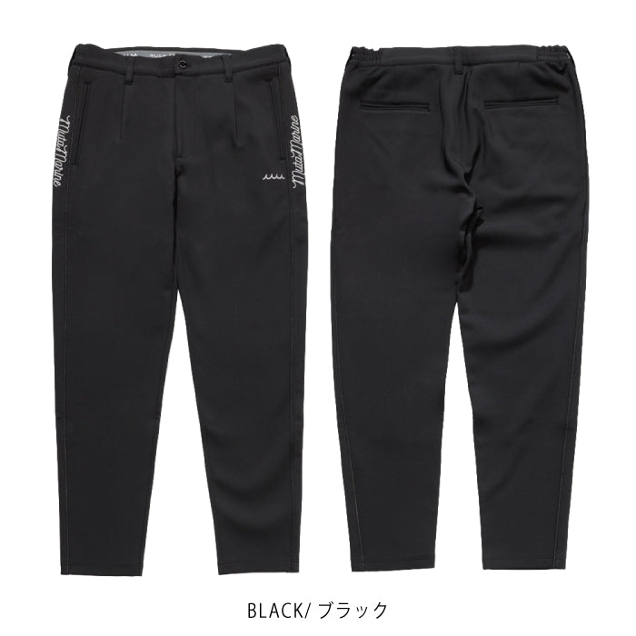 muta MARINE GOLF ムータマリンゴルフ ゴルフウェア メンズ ダウンファブリック スラックス ロングパンツ 保温性 透湿性 吸湿発熱性 耐水性 ストレッチ性 ウォッシャブル セットアップ対応 mmjc-444445