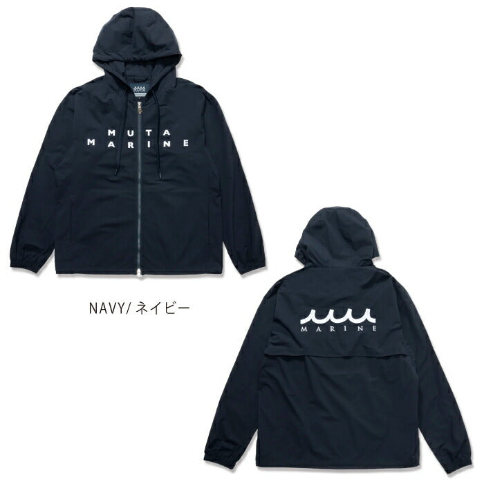 muta MARINE GOLF ムータマリンゴルフ ゴルフウェア メンズ 撥水ストレッチ ジップアップパーカー 軽量 UVカット イージーケア 万能ライトアウター mmmk-443703