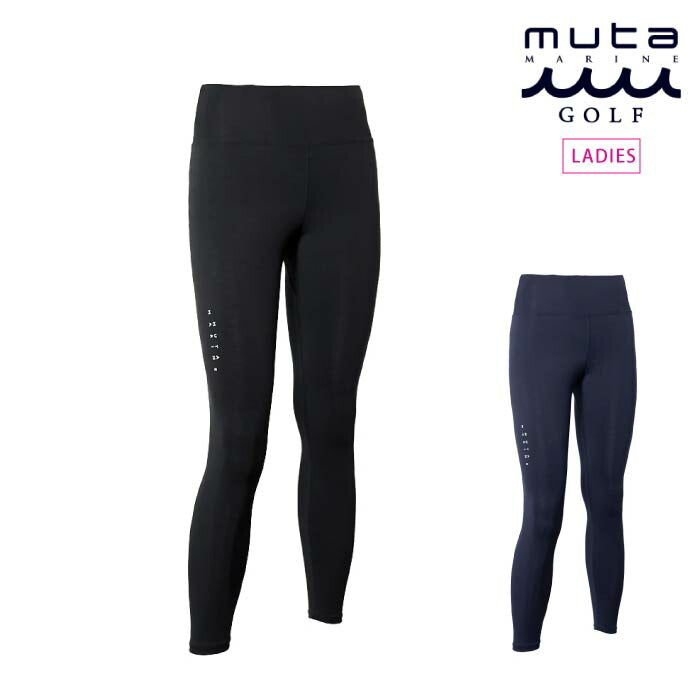 muta MARINE GOLF ムータマリンゴルフ ゴルフウェア レディース ポンチレギンスパンツ ストレッチ 伸縮性 スタイルアップ効果 MMMK-444335
