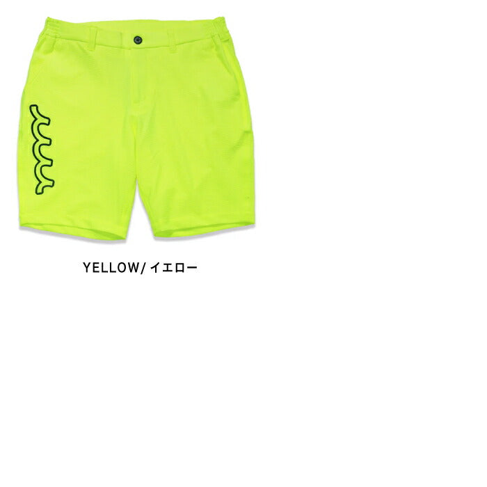 muta MARINE GOLF ムータマリンゴルフ メンズ ECO BLUE®ハイテンションサッカー ショートパンツ 軽量性 通気性 ストレッチ 紫外線防止機能 セットアップ対応 mmmk-444361