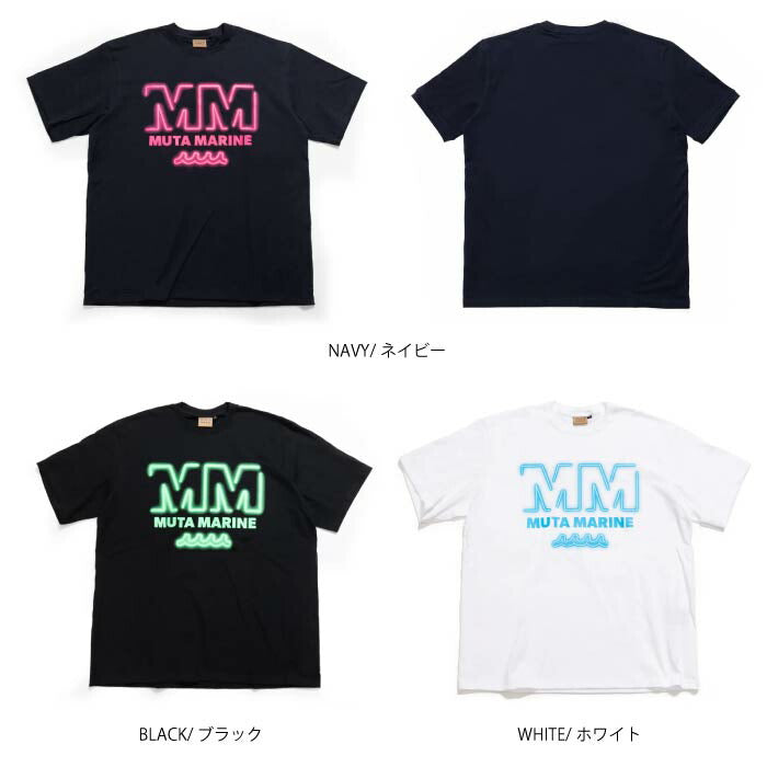 muta MARINE GOLF ムータマリンゴルフ ゴルフウェア メンズ レディース MM NEON Tシャツ 綿100% mmmp-434598
