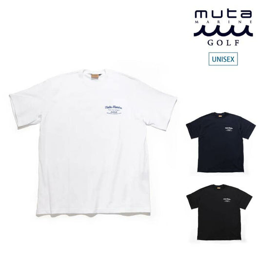 muta MARINE GOLF ムータマリンゴルフ ゴルフウェア メンズ レディース OVERLOCK STITCH Tシャツ 綿100% mmmp-434599