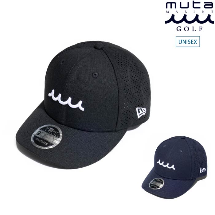 muta MARINE GOLF ムータマリンゴルフ ゴルフウェア メンズ レディース NEW ERA × muta MARINE LP 9FIFTY ADJUSTABLE CAP ニューエラ コラボ キャップ MMNE-622202