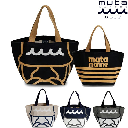 muta MARINE GOLF ムータマリンゴルフ メンズ レディース ジェントル エコバッグ カートバッグ ラウンドバッグ トートバッグ コットン 綿100 mmrg-211163