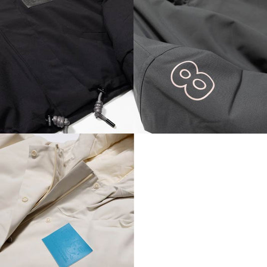 muta MARINE GOLF ムータマリンゴルフ ゴルフウェア レディース ショート フーディーブルゾン 上品な光沢感 保温性 リラックス感 ブロード素材 万能アウター mmsg-241221