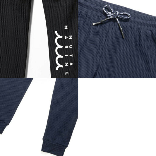 muta MARINE GOLF ムータマリンゴルフ ゴルフウェア レディース ストレッチメッシュ レギンス ストレッチ性 パンツ 通気性 透け感 mmsg-250505