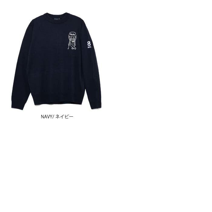 muta MARINE GOLF ムータマリンゴルフ ゴルフウェア メンズ レディース ジェントル クルーネックセーター mmsk-446429