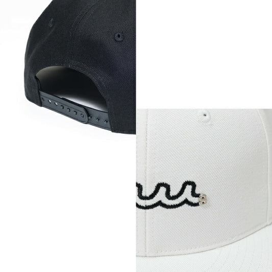 muta MARINE GOLF ムータマリンゴルフ メンズ レディース WAVE フラットビルキャップ 帽子 コットンサージ素材 サイズ調整可能 汗止め吸水速乾生地 mmst-622229