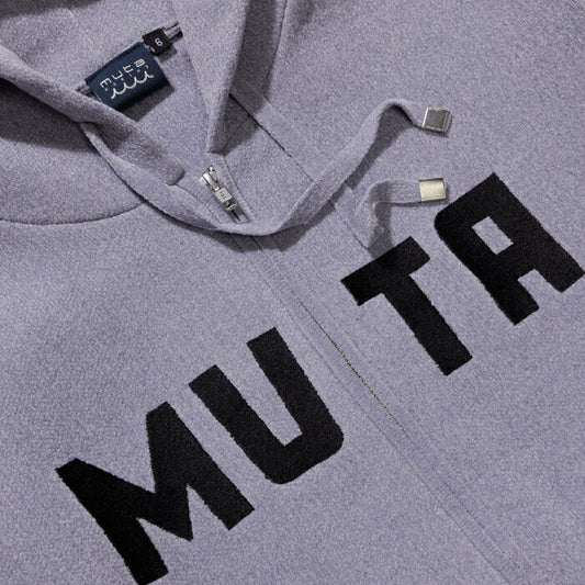 muta MARINE GOLF ムータマリンゴルフ ゴルフウェア メンズ レディース UNISEX モールスムースニット ジップパーカー ベロアのような質感 毛玉になりにくい デイリーに活躍するアイテム mmtk-446884