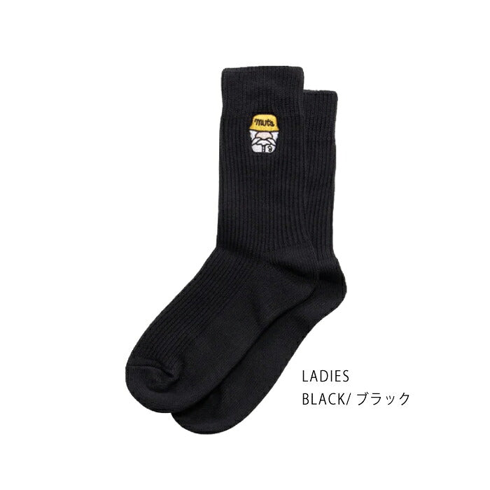 muta MARINE GOLF ムータマリンゴルフ ゴルフウェア メンズ レディース ワンポイント クルーソックス 靴下 耐久性 速乾性 適度な伸縮性 ギフトにもおすすめ mmyt-448019