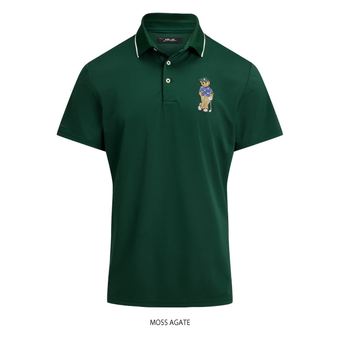 RLX RALPH LAUREN アール エル エックス ラルフローレン ゴルフウェア メンズ テーラード フィット Polo ベア ポロシャツ 半袖 洗濯機洗い可 mnxgk820888