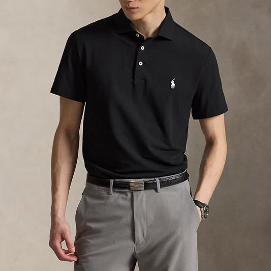 RLX RALPH LAUREN アール エル エックス ラルフローレン ゴルフウェア メンズ テーラード フィット パフォーマンス ポロシャツ 半袖 洗濯機洗い可 mnxgk820910