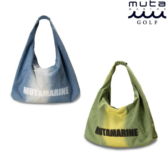 注目■mutaGOLF■大人気 デニム ワンショルダーバッグ 国内発送 muta MARINE GOLF ムータマリンゴルフ ゴルフウェア メンズ